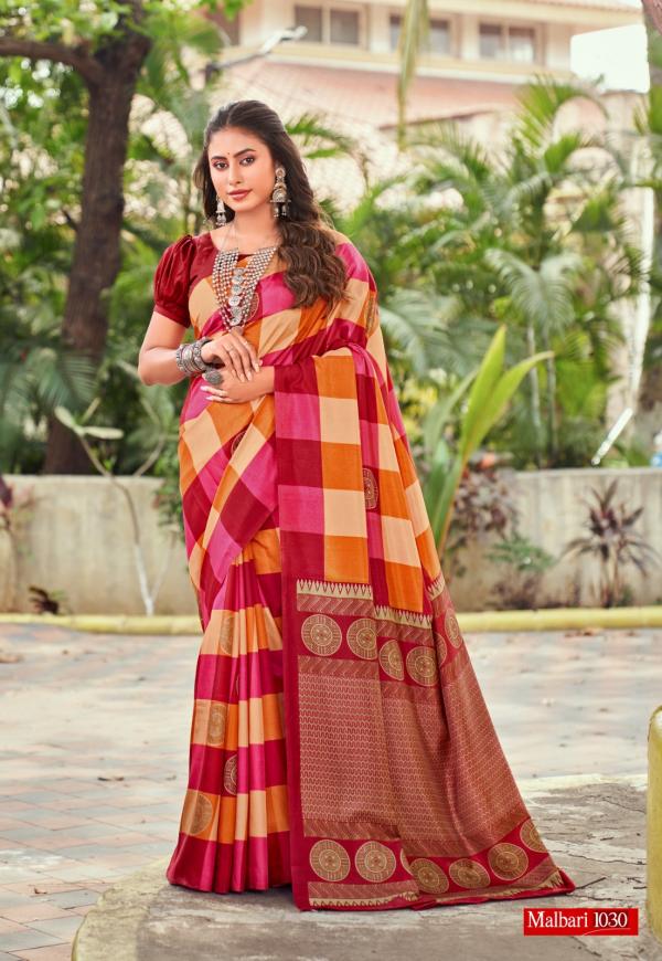 Siddharth Malbari 1025 Vol 1 Silk Designer Silk Saree Collection